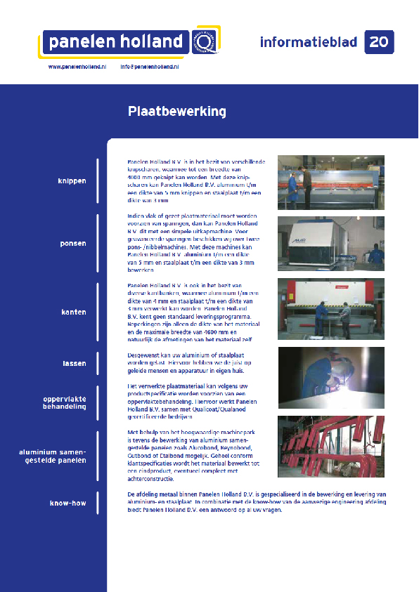 Plaatbewerking