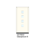 De GD76053 uit de Grandoor‑collectie van Panelen Holland is met al deze aspecten in het achterhoofd ontworpen. Als vleugeloverdekkend deurpaneel met officiële WK2‑certificering (RC2/SKG**) brengt