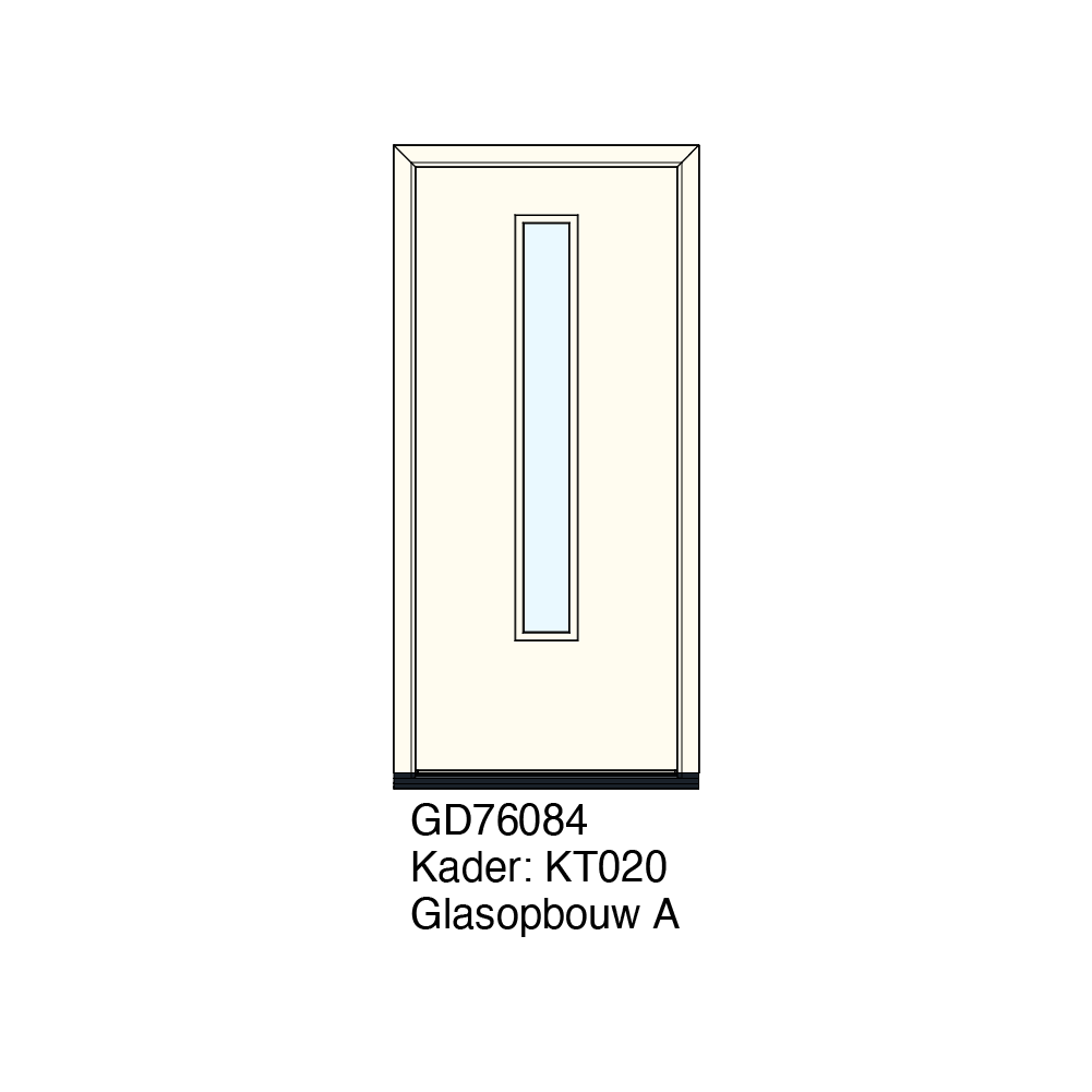 GD76084 De ideale voordeur is veilig, energiezuinig, onderhoudsarm en ziet er jarenlang goed uit. De GD76084 uit de Grandoor-collectie van Panelen Holland voldoet aan al die eisen tegelijk.