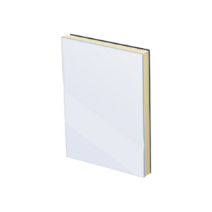 glas vlak sandwichpaneel gepoedercoat staal
